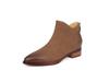 Fashion New Autumn Winter Genuine Leather Women Boots Fashion Pointed Toe Chelsea Boots for Women Short Boots Low Heels Botines Mujer