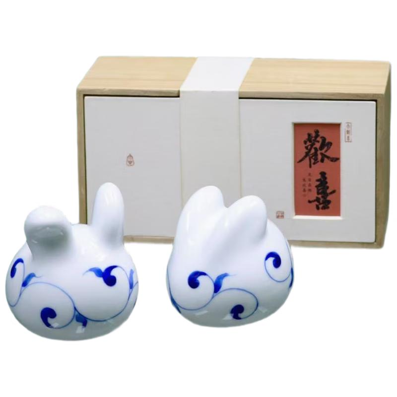 Fanruo Kiln Blue and White Hand-painted Ornament