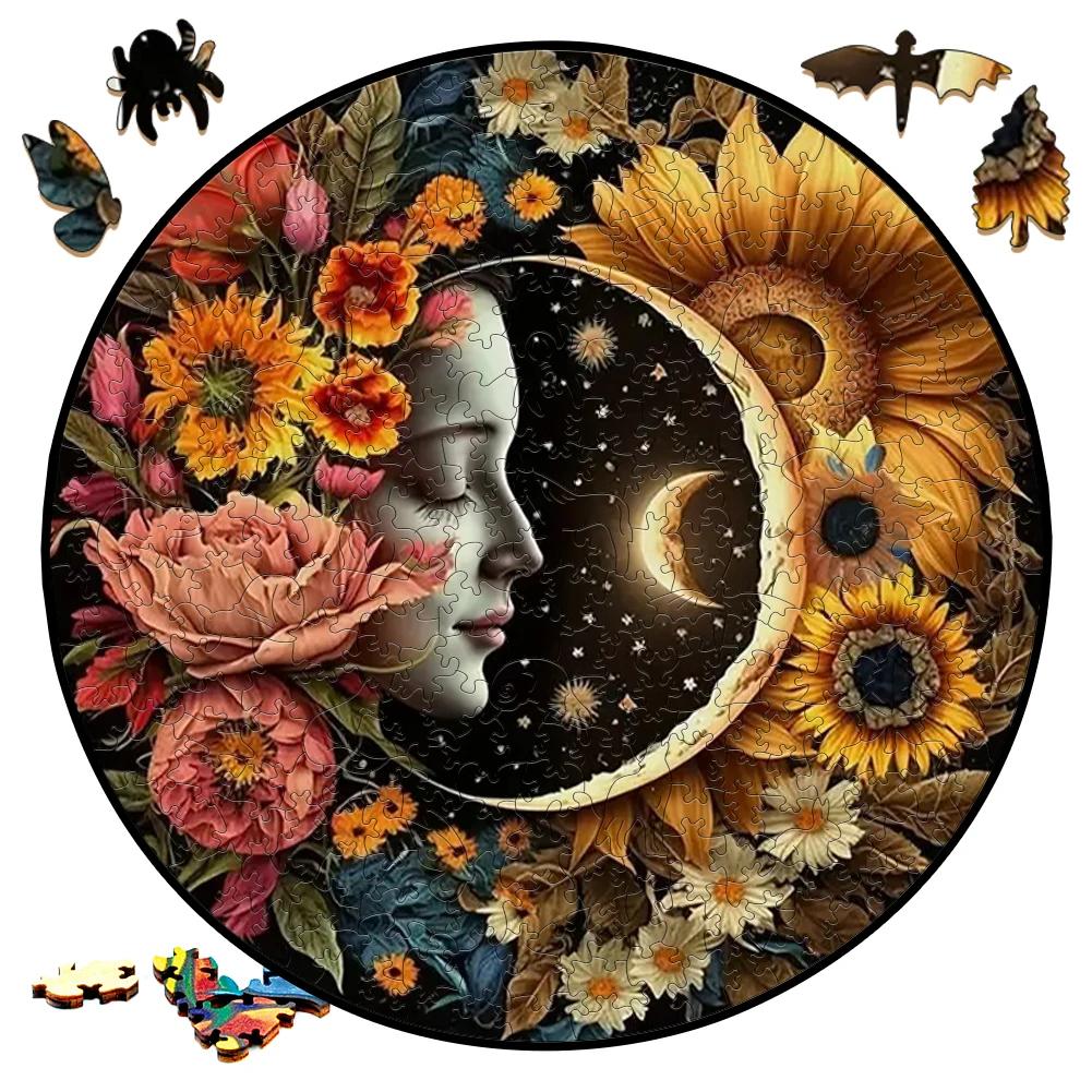 Non-Toxic Dog Children Animal Wooden Puzzles Montessori Games Children 3D Wooden Puzzle Adults Christmas Board Games For The Whole Family Diy