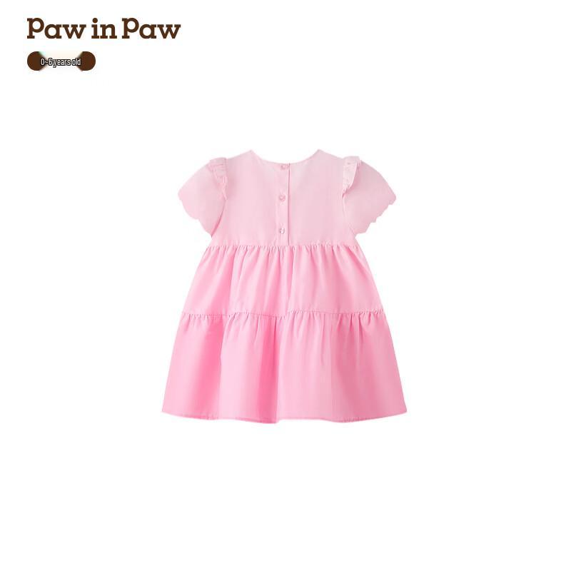 PawinPaw Cartoon Bear Baby Girl Sweet Dress