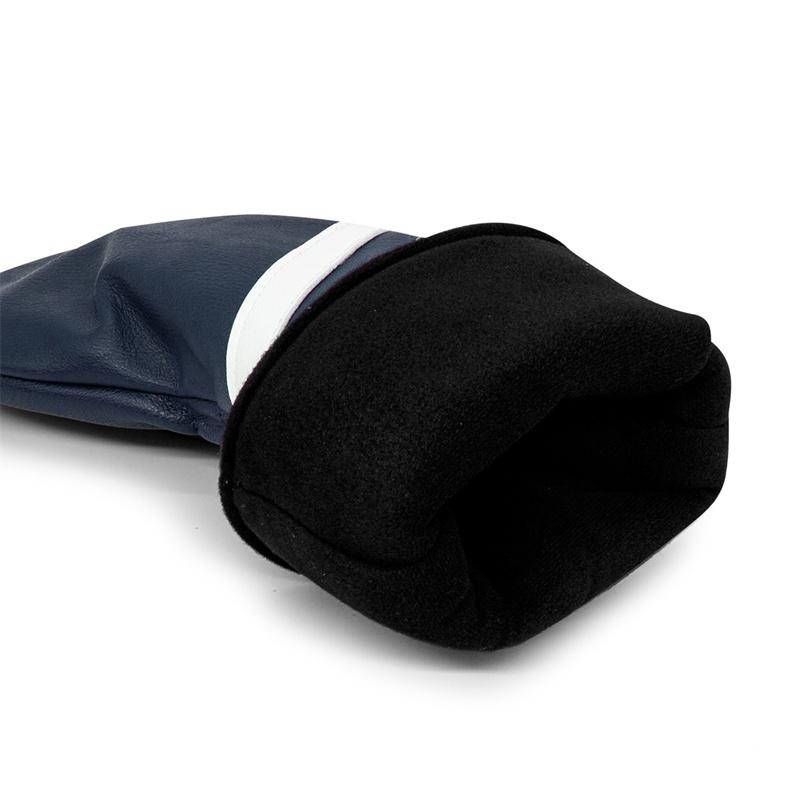 3pcs Waterproof Striped Golf Club Headcovers #1 #3 #5 Wood Headcovers Driver Fairway Woods Cover PU Leather Head Covers