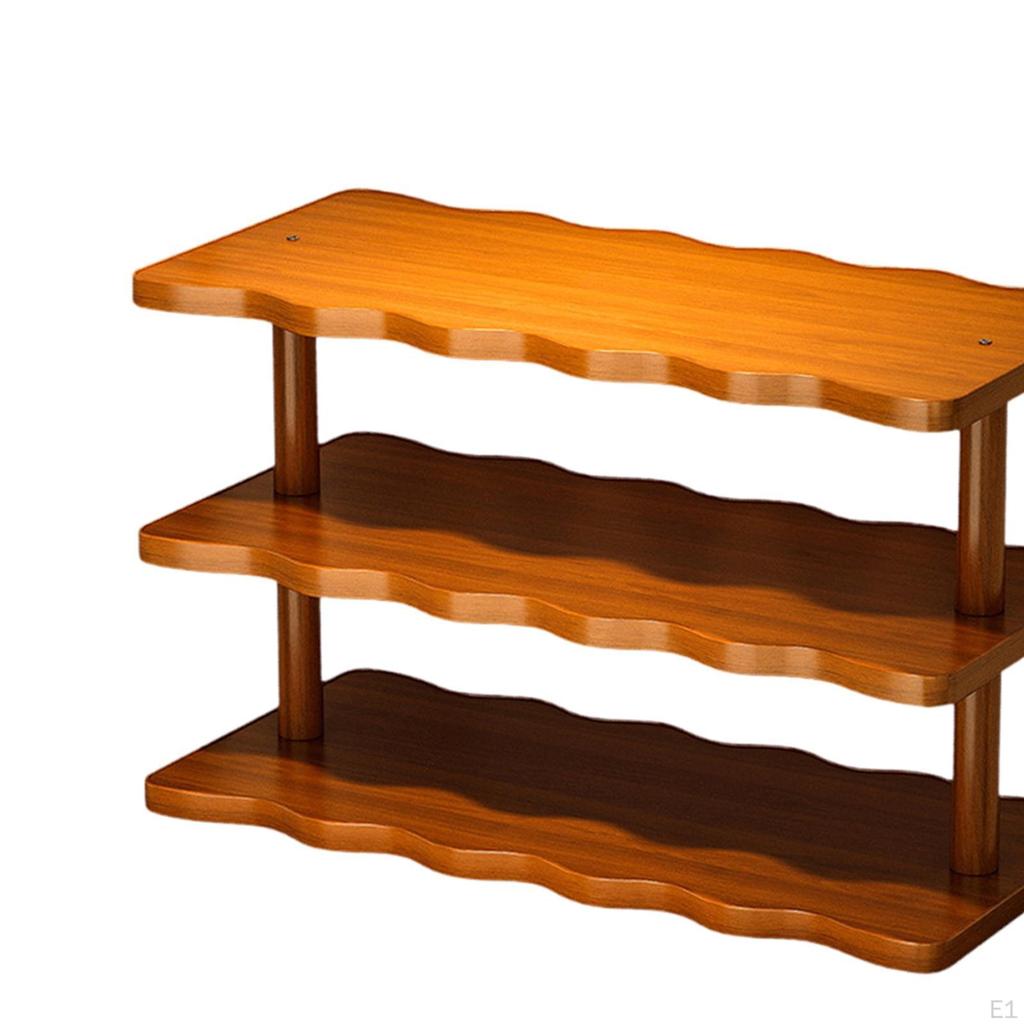 Desk Storage Organizer Cup Rack Shelf 3 Layer Cosmetic Stationery Holder Display Riser Stand