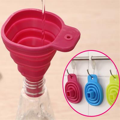 FoodyMine Hochwertiger 1-teiliger neuer Mini-Trichter aus Silikongel für die Küche