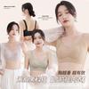 Traceless Underwear Pilates Foundation Invisible Adjustment Gathering Comfortable Thin Breathable Soft Support Closed Breast Bra
