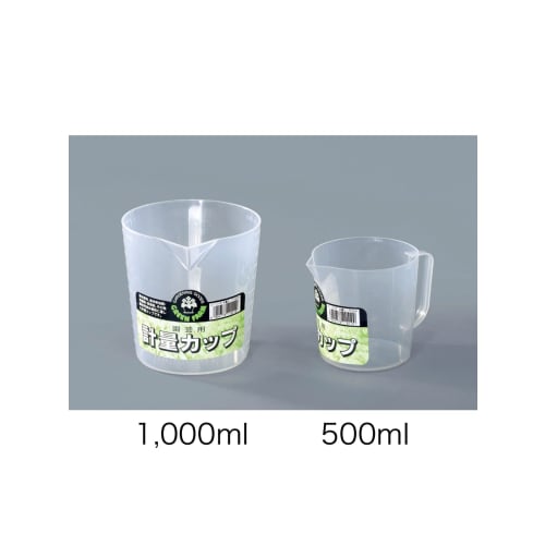 Taiwa Gardening Measuring Cup, 500ml, Clear, with Graduated Markings, Made in Japan, GT-150, 93 x 126 x 94mm