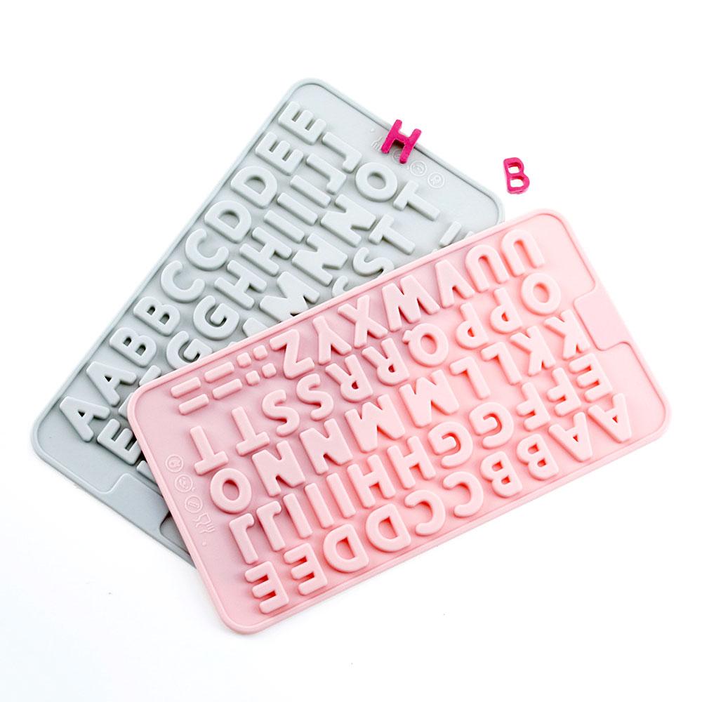 Silicone world DIY Letter Number Silicone Chocolate Mold Baking Tools Silicone Cake Mold Jelly Candy Mold 3D Clay Resin Mold