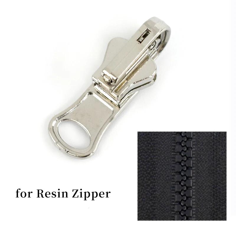5/10/20Pcs Zipper Puller 3# 5# 8# Double Sided Rotary Zip Sliders Head Jacket Garment Decor Zippers Slider Sewing Accessories