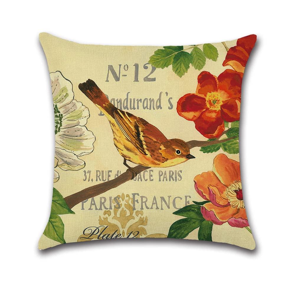 YunJeude Cushion 45cm x Set of Nordic Geometric Different Zipper Home Car All Interior Covers, 45cm, 4, Patterns, Patterns, Linen, Cute, Stylish,