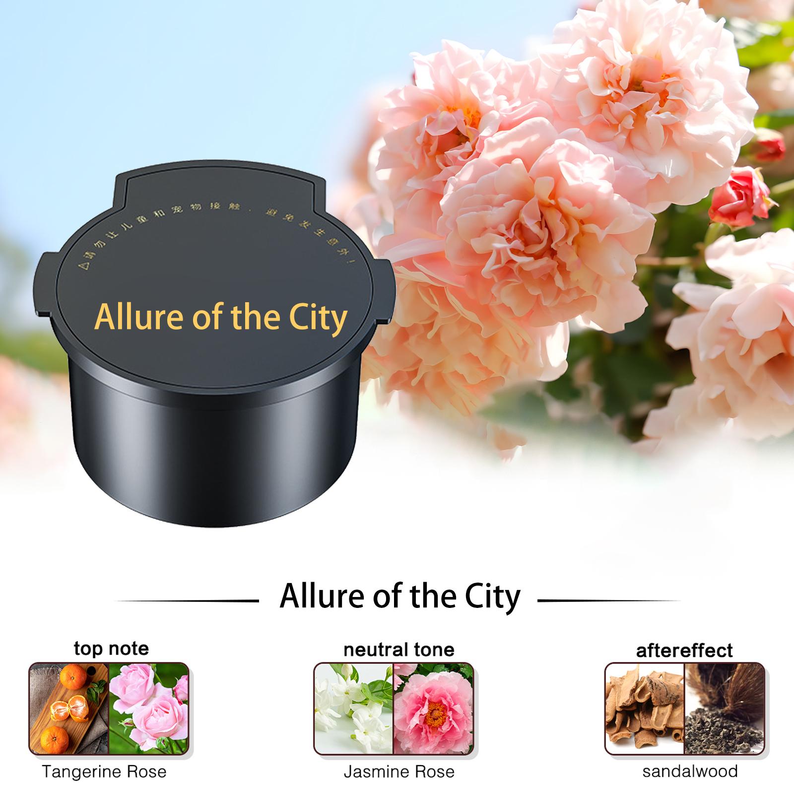 

Роскошный автомобильный аромадиффузор с беспроводной зарядкой 15 Вт - интеллектуальная светодиодная подсветка и автоматическое управление ароматом AOTC Refill Pod