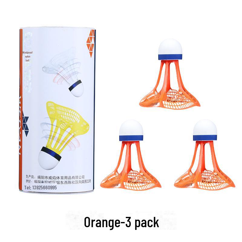 

Ветрозащитный прочный нейлоновый волан для бадминтона Weiyan для использования в помещении и на открытом воздухе