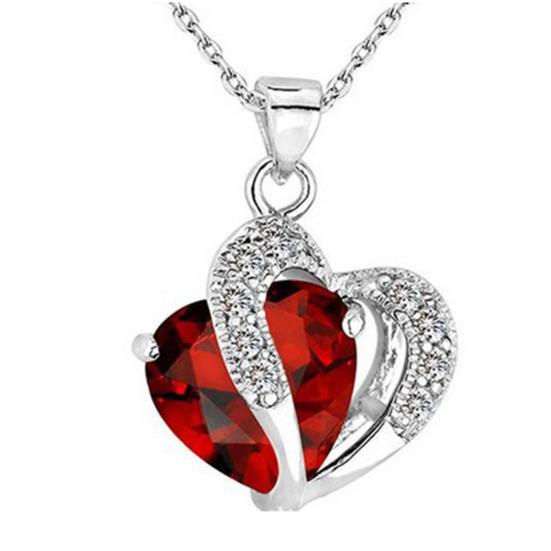 Skvělý dámský náhrdelník Vynikající tvar srdce, který odpovídá všem