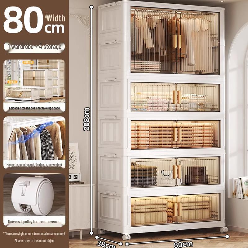 Younai Hängender Kleiderschrank für Kinder: Kleiderschrank für Babykleidung für das Schlafzimmer