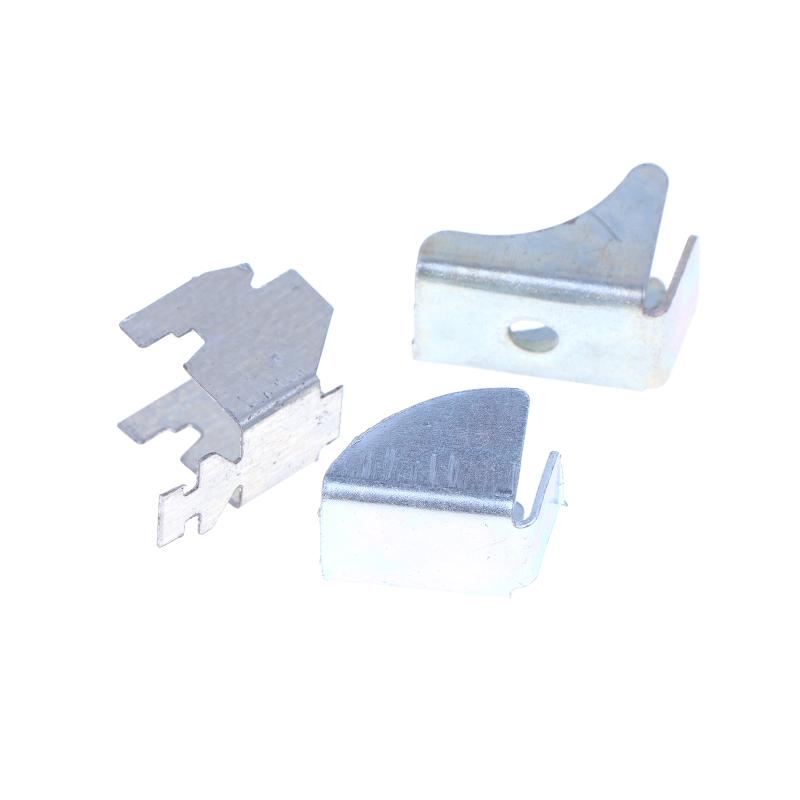 10-Pack Metal Shelf Support Clips Triangle Brace Reinforced Replacement Hardware for Filing Cabinets, Lockers, Wardrobes