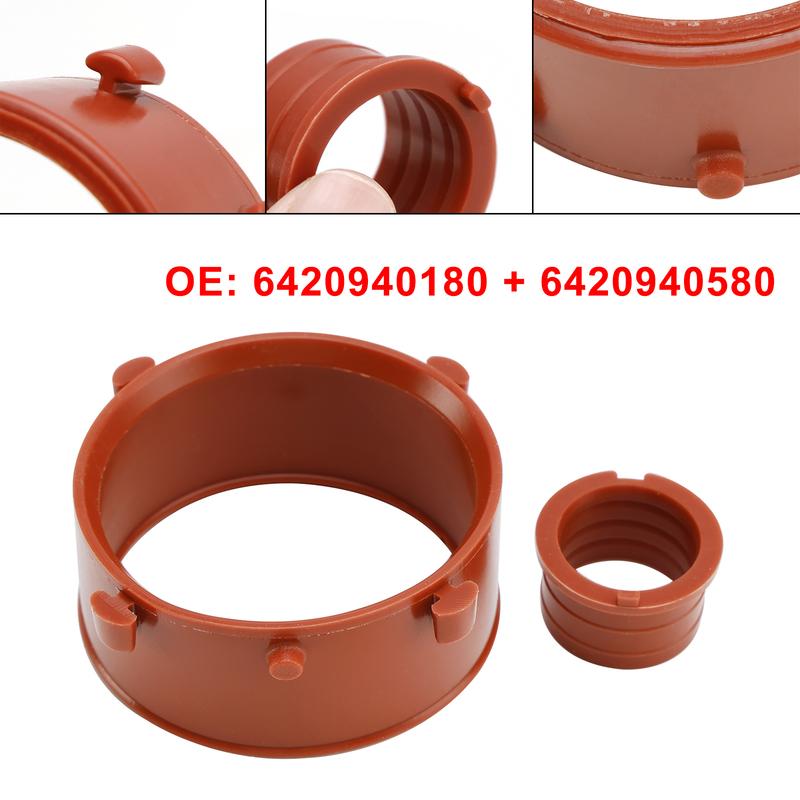 Artudatech Engine Breather Turbo Intake Seal Kit 6420940180 + 6420940580 for Mercedes OM642