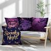 Spooky Night Themed Pillowcasessuitable For Sofa Car Bedroom Decorative Cushion Cover Pillow Cover
