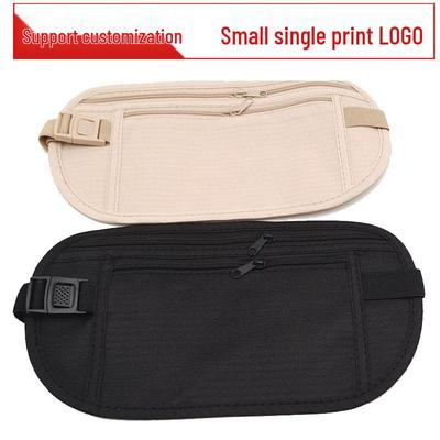 Diskrete Anti-Diebstahl-Bauchtasche für Reisen & Sport - Unisex-Pass- und Geldbörsenhalter mit individuellem Logo