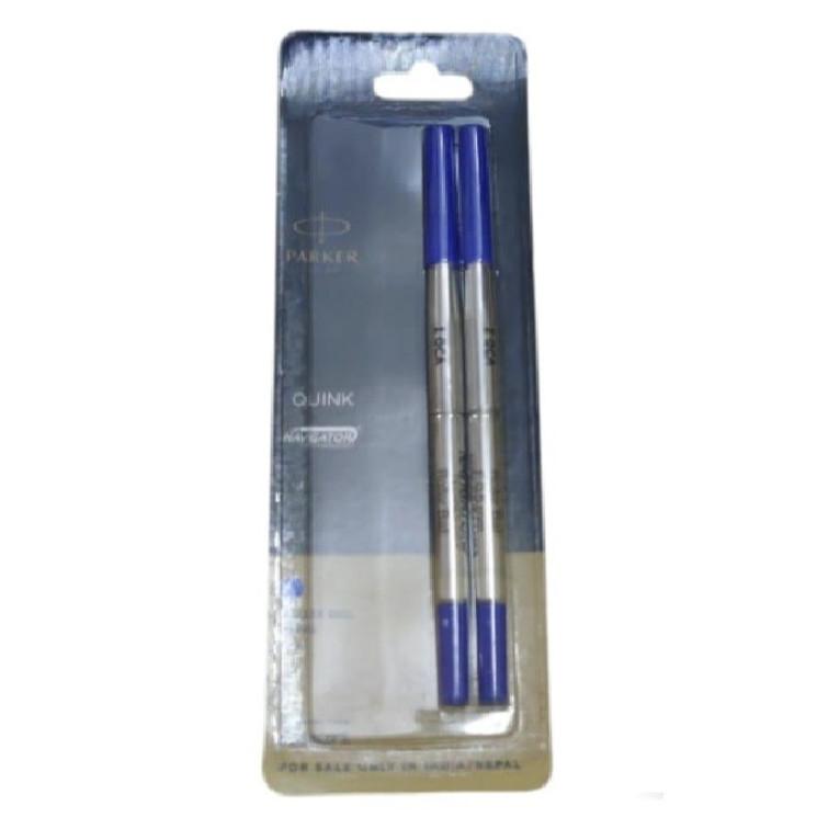 @ Parker Rollerball Refill Medium Nib Blue 20Gm Pack of 2 Zr-8059-60%Off