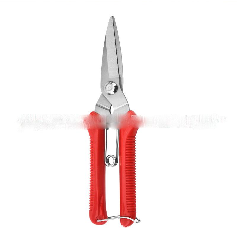 HandleStainless Steel Outils Manuels Household Bonsai Garden Scissors Straight Head Pruning Shears Non Slip