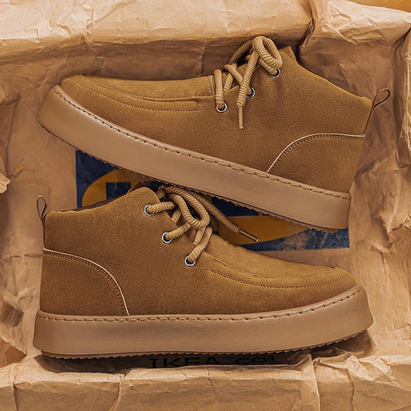 

Men s shoes 2024 winter new casual retro tooling Martin boots high value men s work sports high top board shoes 44