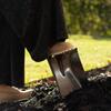 Square Head Steel Shovel Durable Flat Blade Garden Tool Digging Scooping Transporting Soil Gravel Multi-Functional Landscaping