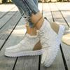 Womens Leopard Print Casual Flat Boots With Lace-Up Front Comfortable Rubber Sole Winter