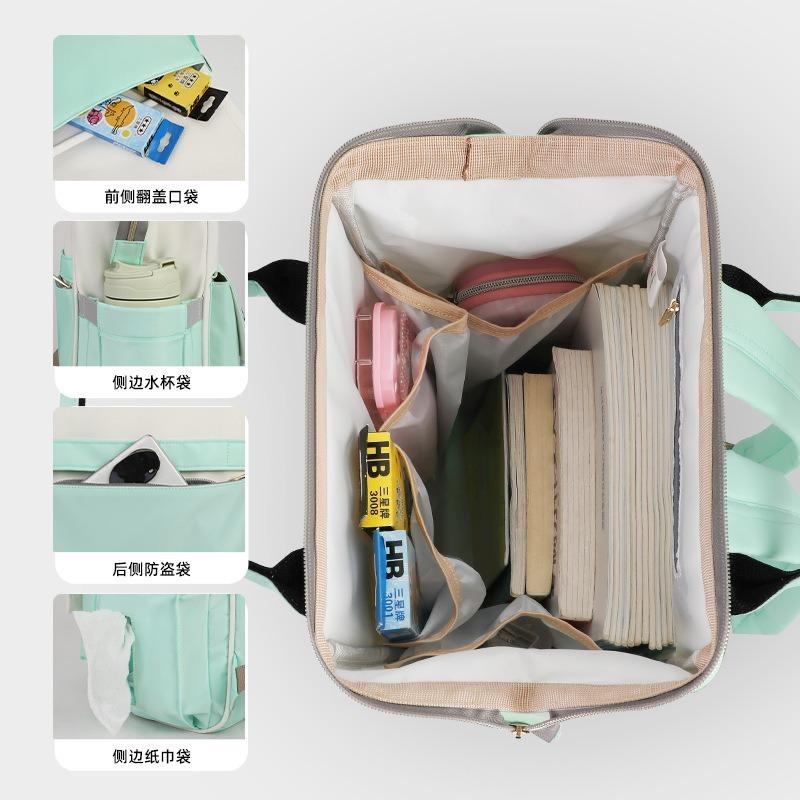 School Bag Personality, Primary and Secondary School Students, Men's and Women's School Bags, Large Capacity, Simple, High Value