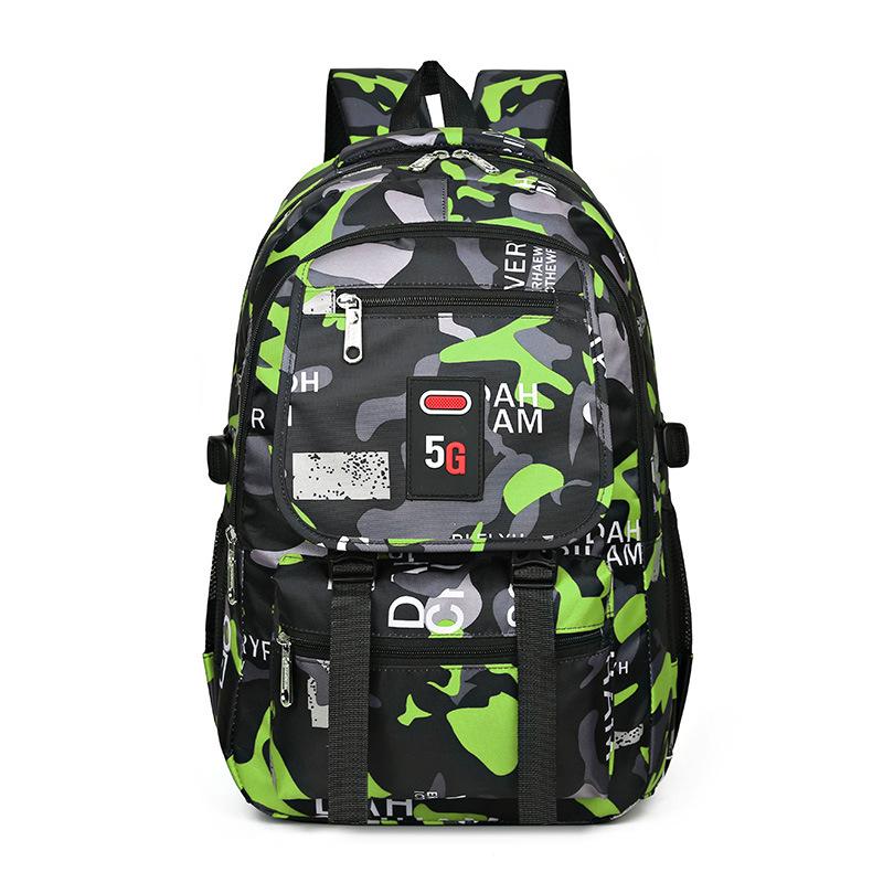 Large Capacity School Bag Men's Backpack Women's High School Fashion Campus Junior High School Student Backpack