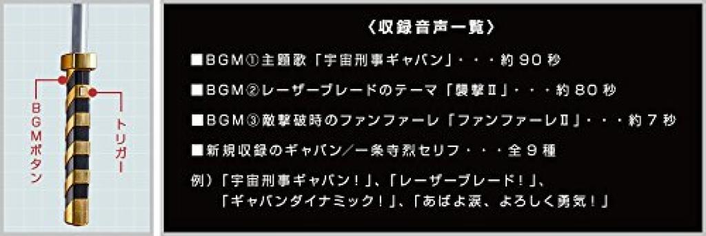 TAMASHII NATIONS TAMASHII Lab Space Sheriff Gavan Laser Blade 810mm ABS Diecast Painted Complete Figure Approx. &