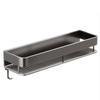 Wall-Mounted Bathroom Storage Rack Aluminum Alloy Punch Free Kitchen Condiment Racks Drainable Ventilated Bathroom Organizer