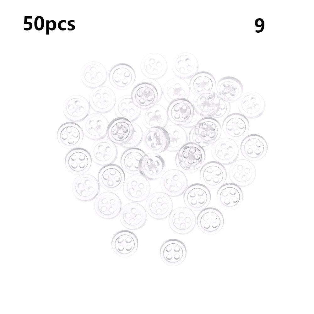 

Dollhoues Miniature Mini Buttons DIY Doll Clothes Plastic Buckles Clothing Sewing Buckle 9