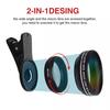 Universal Mobile Phone Rose Gold Silver Aluminum Alloy lens