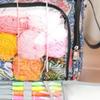 Knitting Yarn Organizer Multifunctional Vintage Yarn Storage Bag Knitting Project Storage Bag for Knitting Needles Crochet Hook