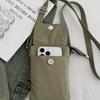 Mini-Umhängetasche für Damen mit verstellbarem Riemen - Kompakte Alltags-Tasche, Reißverschluss, Handyfach - Leichte Polyestertasche