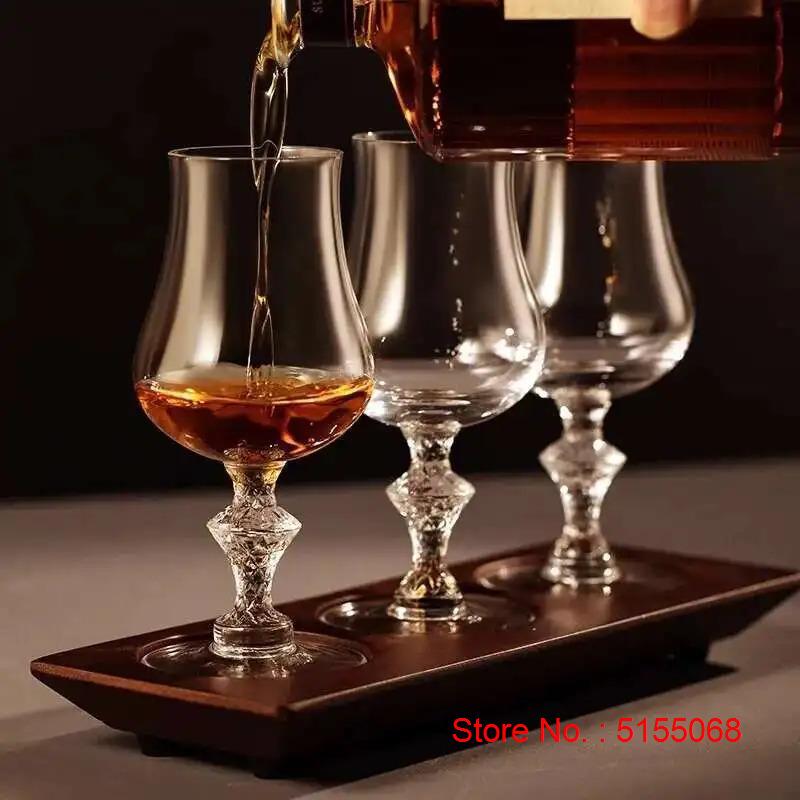 Macallan King Luxury Crystal Single Malt Whiskey Snifer Professional Whisky Copita Nosing Glass Wine Tasting Goblet Cup Handmade