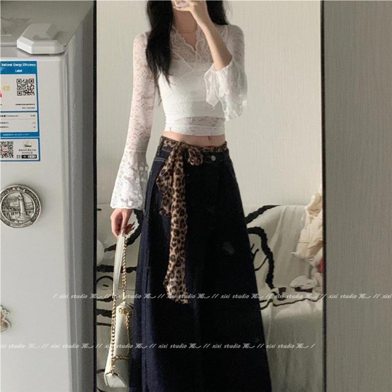 Silk Polka Dot Tie Waist Scarf: Long, Narrow Belt & Ribbon for Trousers, Waist Cincher, or Accessory