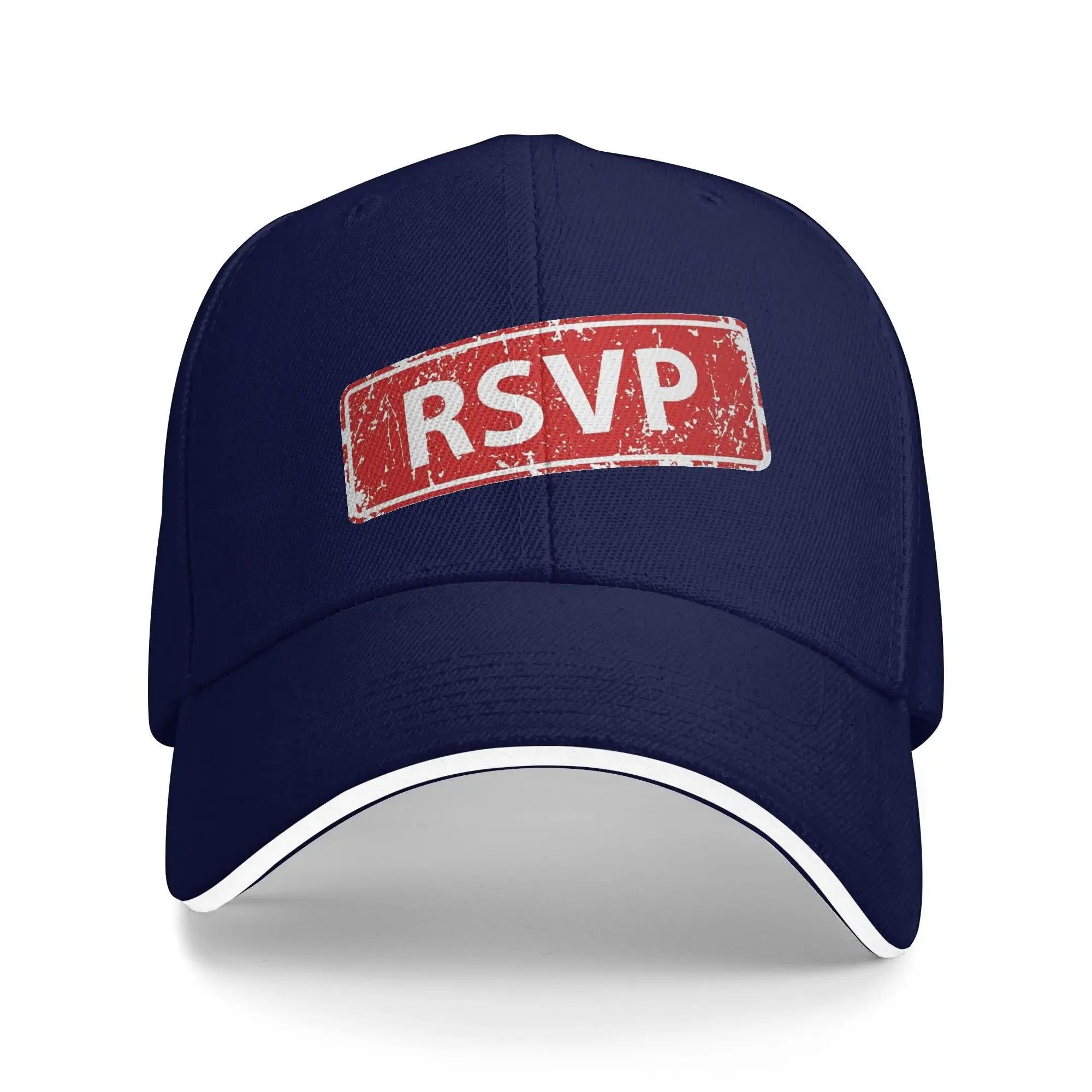 

French RSVP RetireUnisext or Birthday Gift Ideas Baseball Cap Fashion Women Unisex Trucker Hat SunProof Hippie Caps Birthday Gift One Size