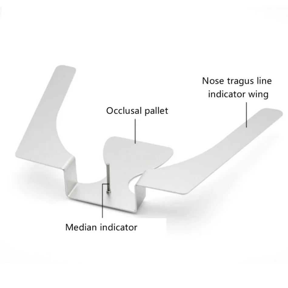 Nigf Dental Orthodontic 3D Occlusal Maxillary Casting Jaw Fox Plane Plate Complete Denture Aluminum Alloy