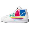 adidas Originals Modello Pro Pelle Sintetica Ammortizzante Durevole Traspirante Sneakers Mid-Top Sneakers Unisex Bianco Rosso FY1549
