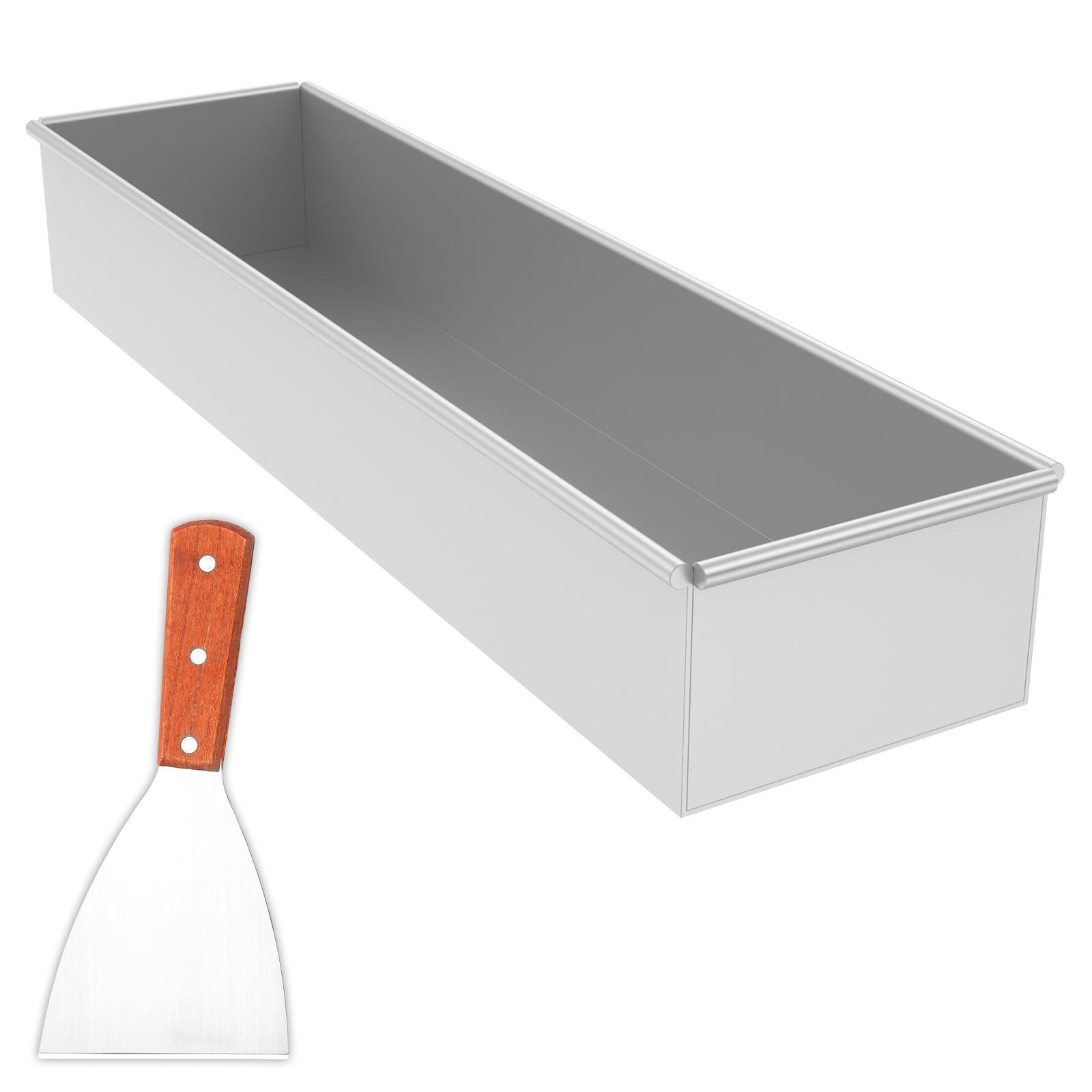 

Rectangle Cake Pan Nonstick Tiramisu Pan Cake Baking Tray Aluminum Alloy Tiramisu Dessert Cheesecake Making Mold for Baking