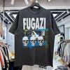 Fugazi 90er Basic Stil Schwarzes T-Shirt Herren Damen Unisex Tee Klassisch S-5XL
