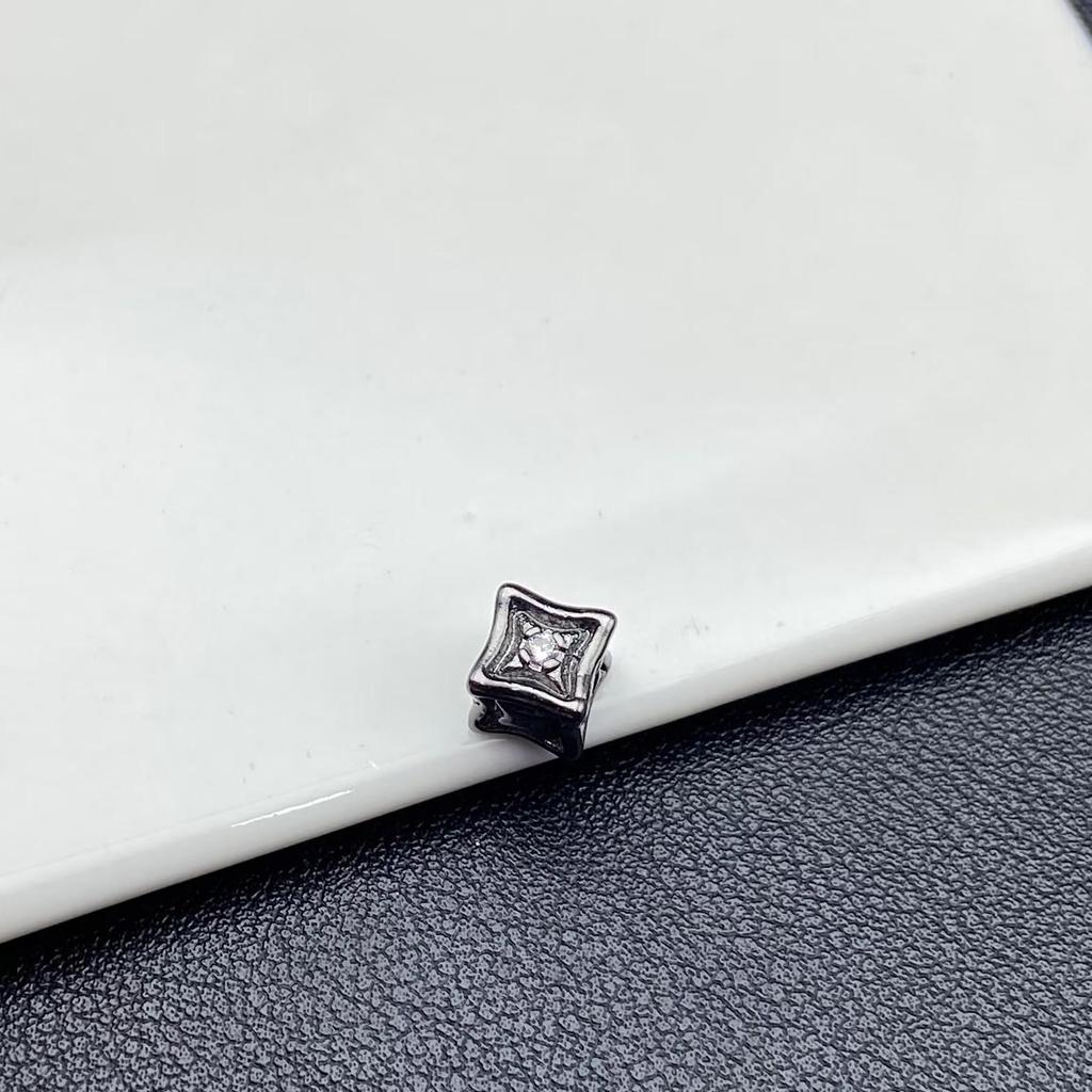 High Color Retention Square Spacer Beads for DIY Crystal Jewelry Bracelet Stringing Beaded Hand Ropes.