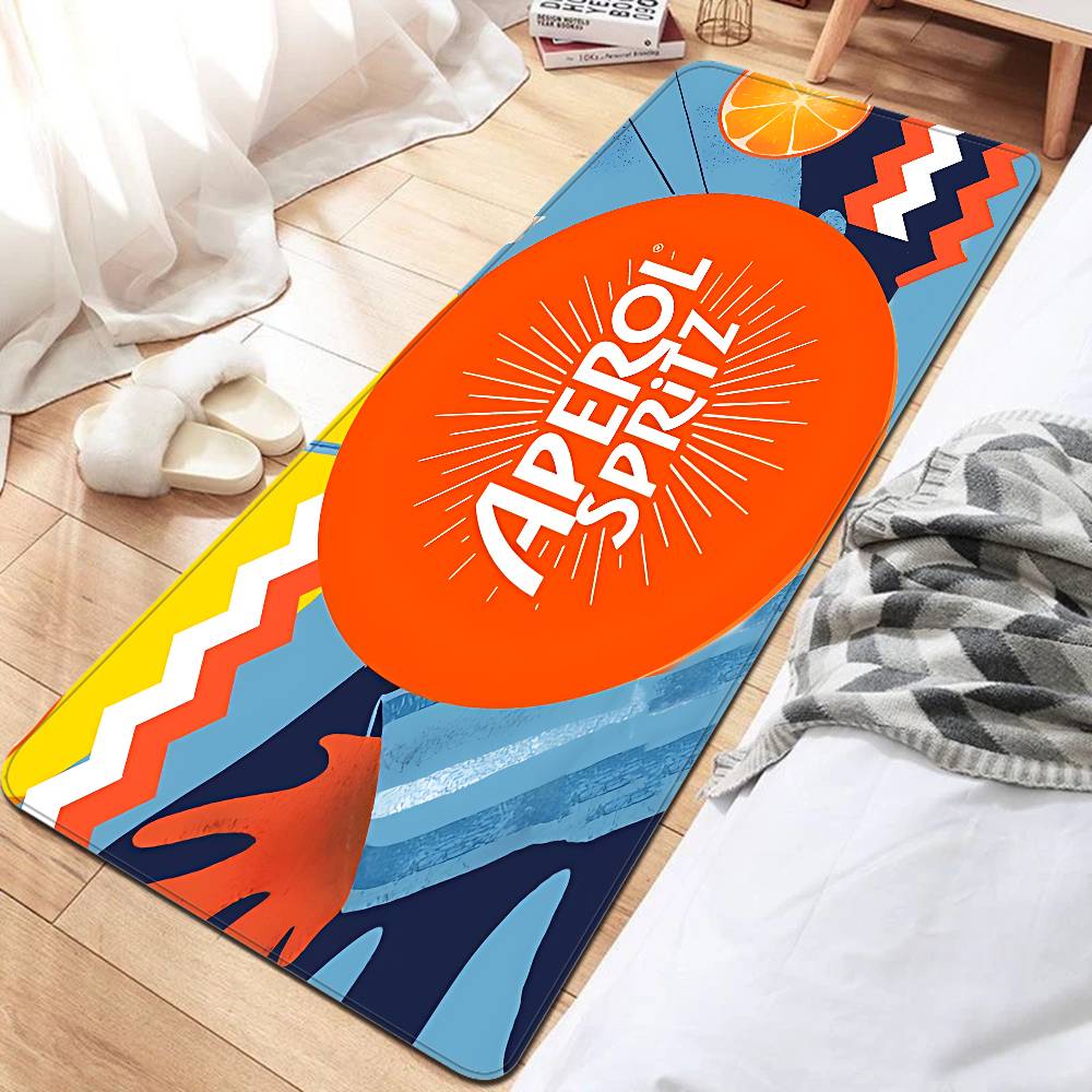 

A-Aperol S-Spritz Килимок для ванної Нековзкий Поглинає воду Довга смуга Подушка Килимок для спальні Вітальний килимок 40x120cm
