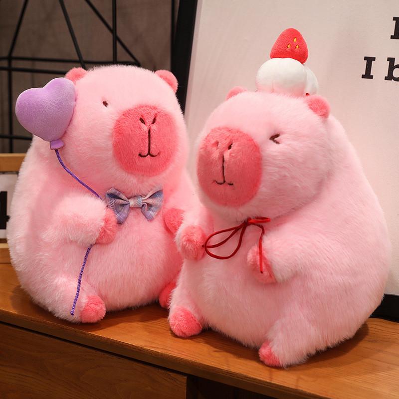 Adorable Capybara Plush Toy Authentic Stuffed Animal Soft Short Plush Pillow