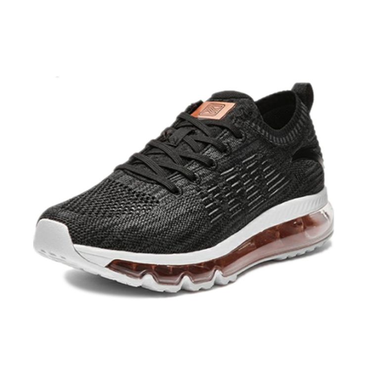 Anta Running Series Full-Length Air Cushion Shock Absorption Non-Slip Breathable Fit Low-Top Running Shoes Women sneaker Black 92825500-2