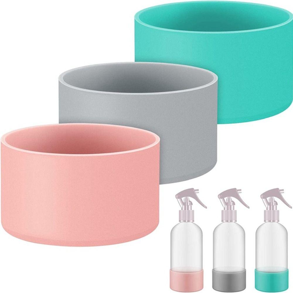 

Fine Mist Spray Bottle with Silicone Sleeve Protection 500ml Empty Refillable Bottle Household