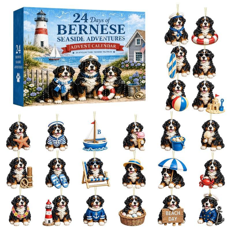 2026 Animal Christmas Advent Calendar Acrylic Blind Box Toy Adults Collectible Holiday Countdown Gift