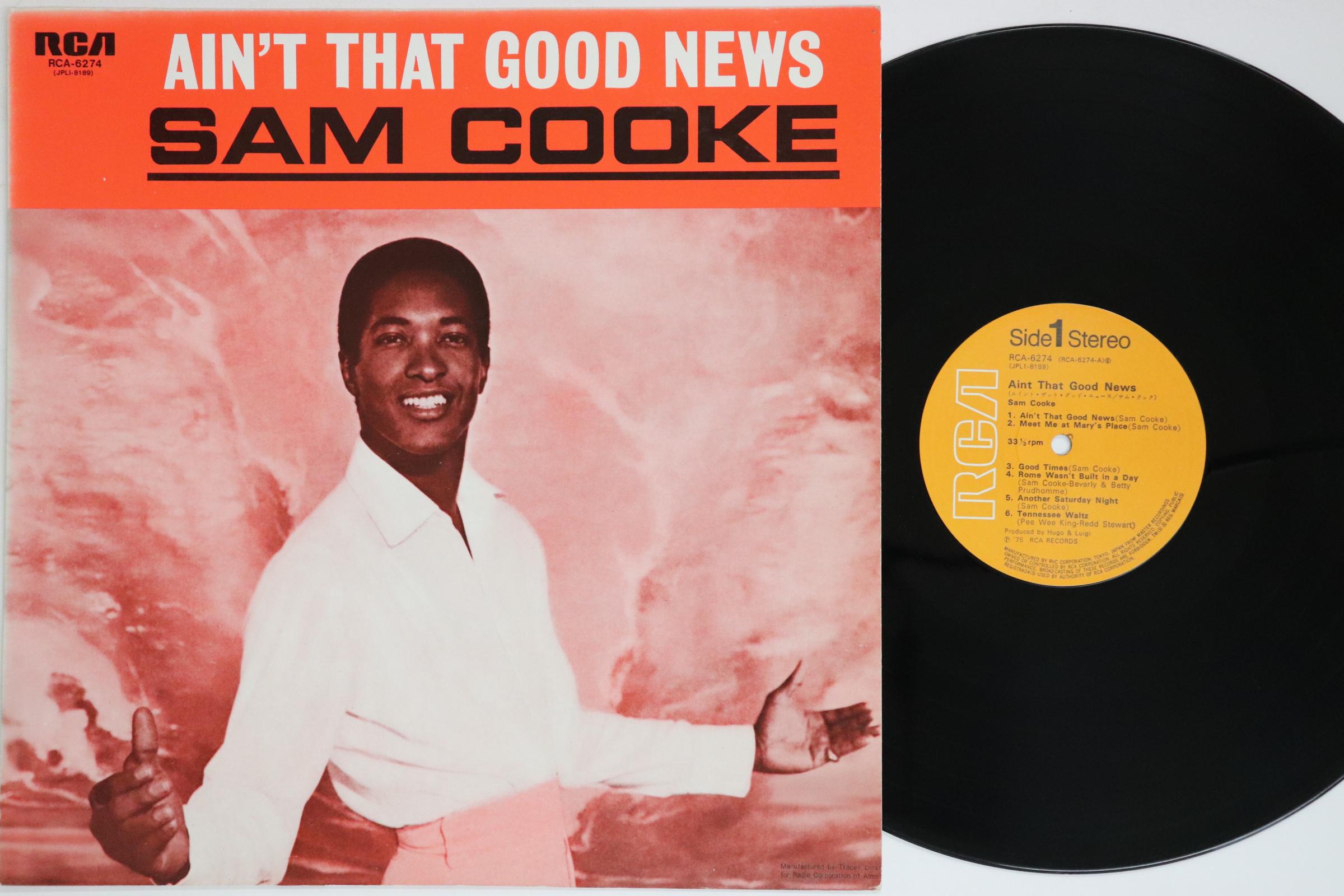 Виниловая пластинка SAM COOKE Aint That Good News RCA6274 RCA 1975 Япония SoulFunk Б/у