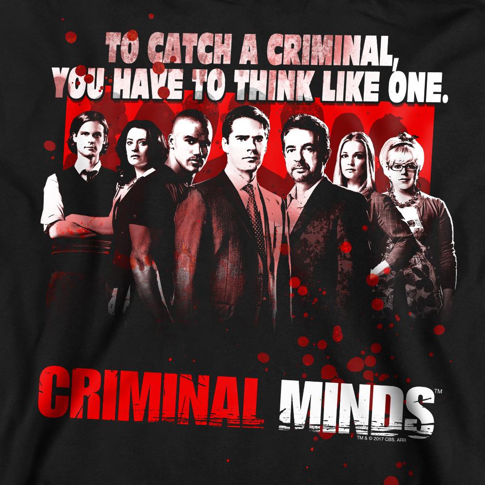 Criminal Minds Unisex Adult Think Like One mikina