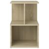 Nightstand Sonoma Oak 35 X 35 X 55 Cm Engineered Wood