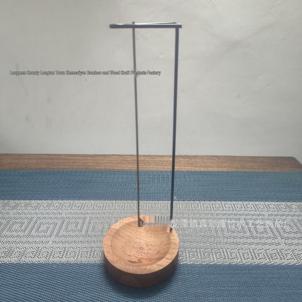 Solid Wood Zen Incense Holder & Burner Clip for Home Decor